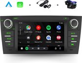 Boscer® Autoradio - Geschikt voor BMW 3-Serie E90 2005-2013 - Apple Carplay & Android Auto (Draadloos) - Android 13 - 2+32GB - 7 Inch HD Touchscreen - Navigatiesysteem - AHD Achteruitrijcamera & Microfoon
