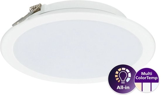 Oprawa wpuszczana downlight LED ORIS PLUS 19W 4000K 1520lm 120° IP20 okrągła GTV | LD-ORW19W-NBP