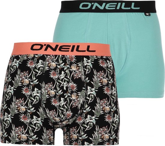 O'Neill premium heren boxershorts 2-pack - flowers - maat XL