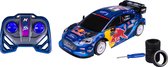 Nikko RC Auto Rally - Puma#8 - Tanak - Red Bull M-Sport - 28 cm - Blauw/Paars 1:16