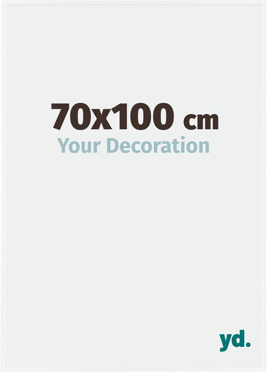 Cadre Photo Your Decoration Evry - 70x100cm - Wit Brillant