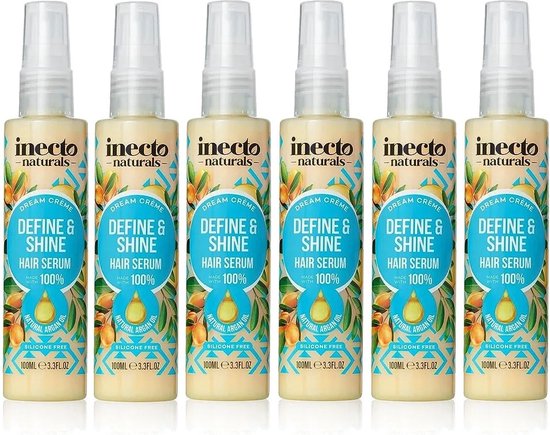 INECTO - Argan Dream Crème Hair Serum - 6 Pak - Voordeelverpakking