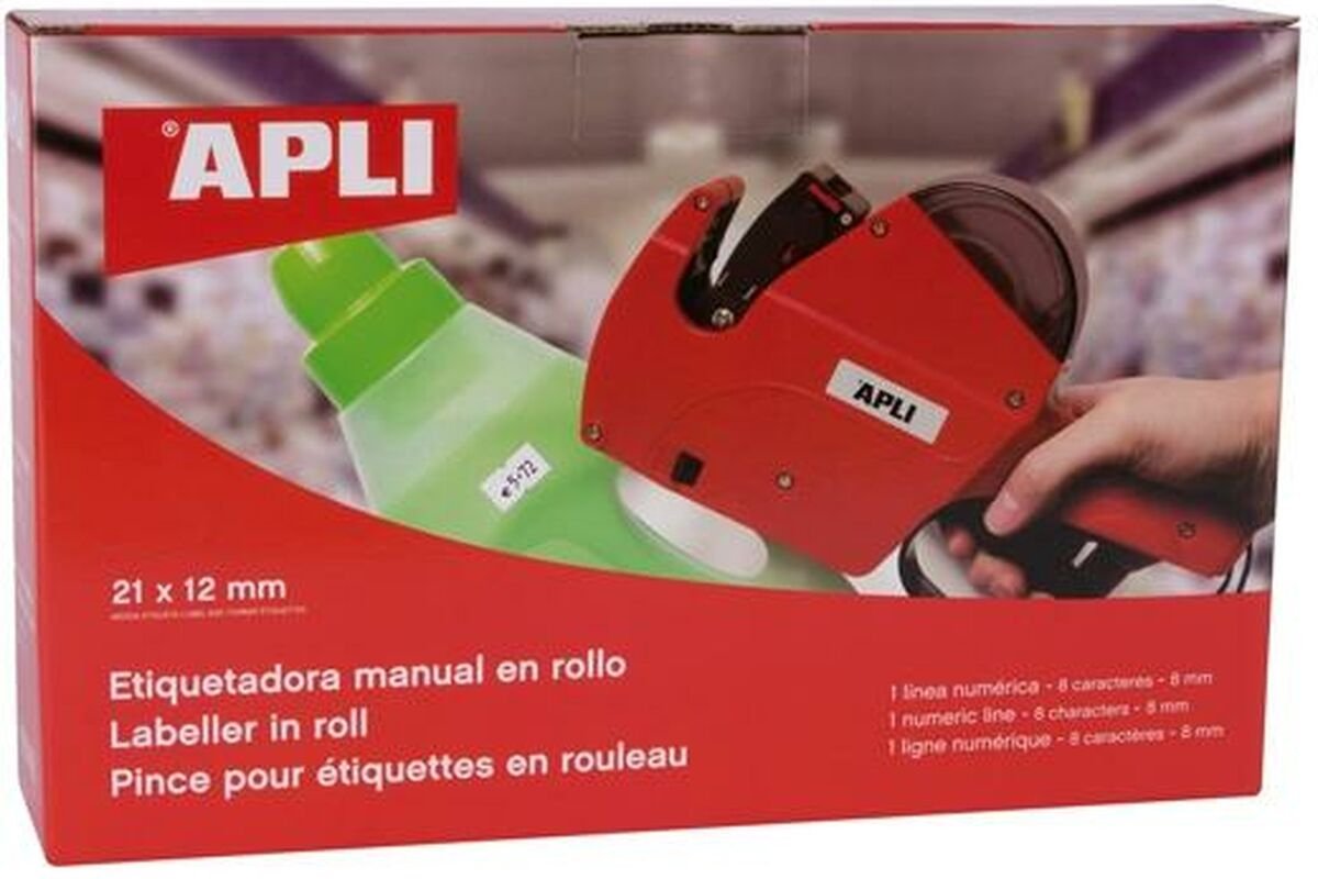 Handmatige Labelmachine Apli 101418 Rood