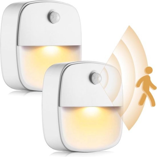 Yurnero 80 LED Bewegingssensor Plafondlamp Batterij Operated Ultra Bright Motion Geactiveerd Indoor Licht Voor Shed Loft Veranda Toilet Garage Trap Hal Kast Daglicht 400lm Batterij Niet Inbegrepen