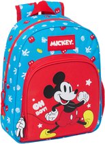 Schoolrugzak Mickey Mouse Clubhouse Fantastic Blauw Rood 28 x 34 x 10 cm