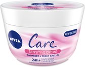 NIVEA Care Sensitive Crème - Body Care - intensieve voeding voor gezicht, handen en lichaam - Met Aloë vera - 200 ml