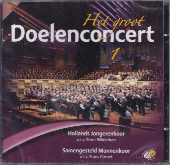 Foto: Het groot doelenconcert 1 het hollands jongerenkoor o l v peter wildeman groot samengesteld mannenkoor o l v frans cornet joost van belzen en lennert knops bespelen het orgel