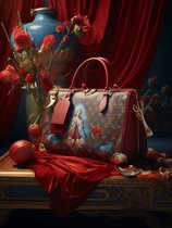 Glasschilderij 60x80x0.4 Louis Vuitton Bag