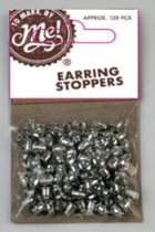 120 pièces - Bouchons de boucles d'oreilles - Dos - Acier inoxydable - 6 mm - 120 pièces - Bouchons de boucles d'oreilles