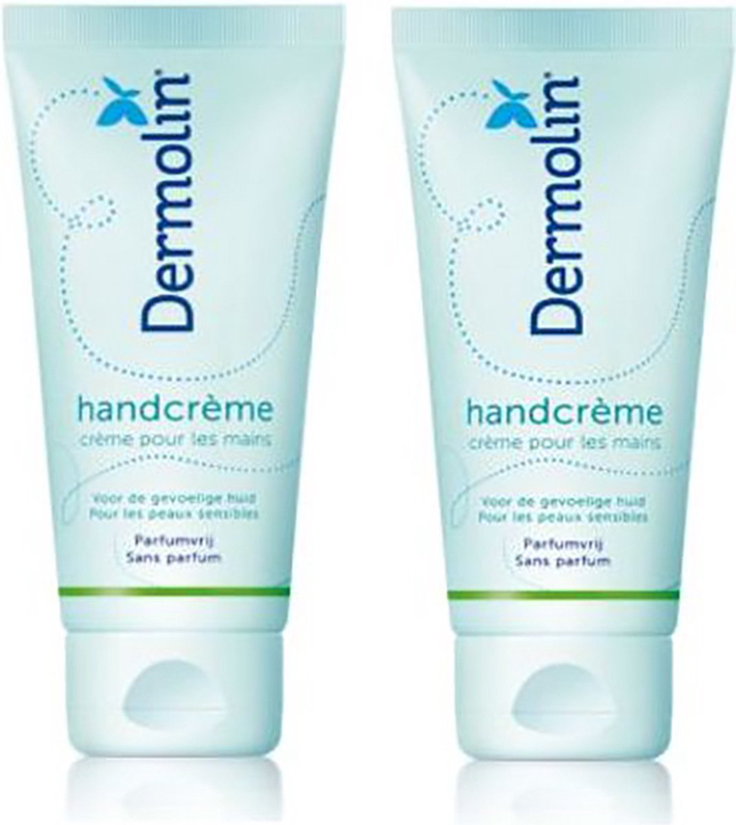Dermolin Handcrème Ongeparfumeerd - 2x75ml