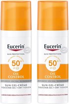Eucerin Sun Oil Control Gel-Crème SPF50+ 2x50ml