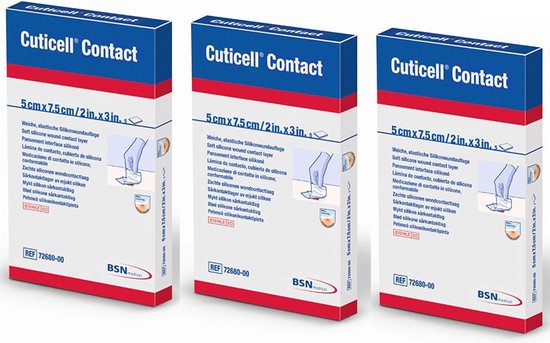Cuticell Contact 5x7,5cm 3 stuks