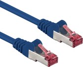 S/FTP CAT6A 10 Gigabit Netwerkkabel - CU - 2 meter - Blauw