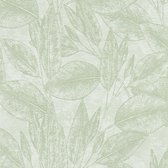 Papier peint nature Profhome 378363-GU papier peint intissé texturé avec motif nature vert mat 5,33 m2