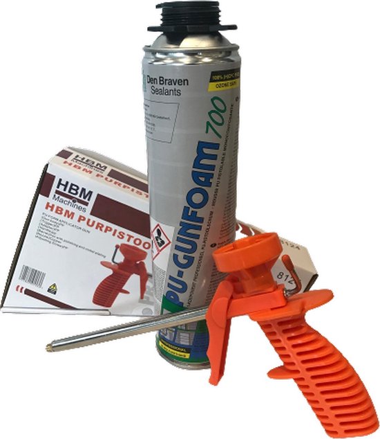 Foto: Den braven combideal pu gunfoam pistoolschuim 700 ml hbm purpistool