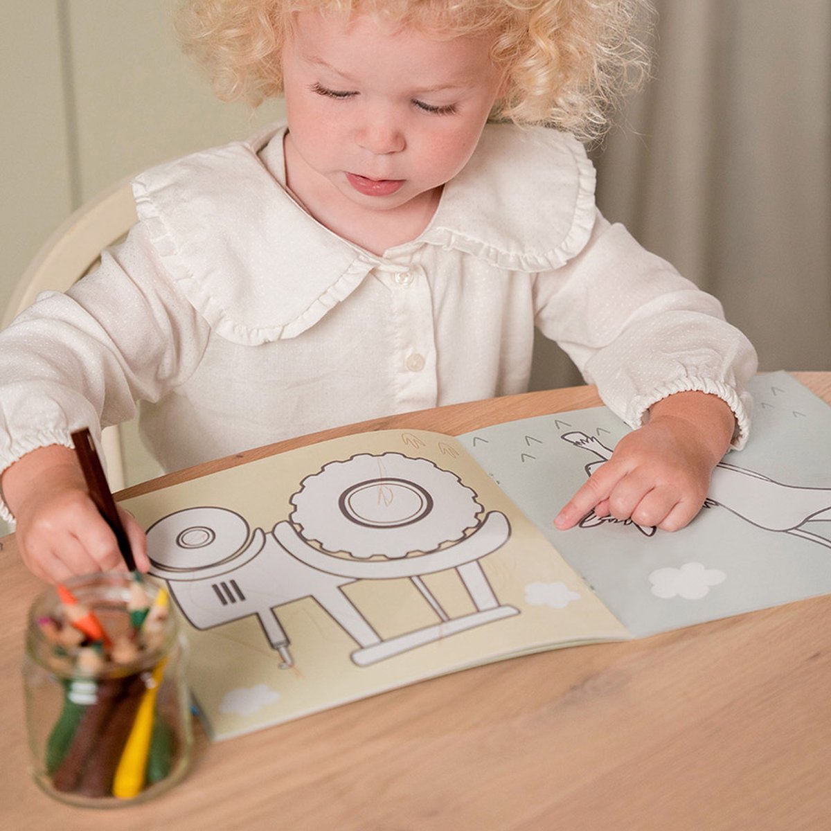 Little Dutch kleurboek Little Farm - Sketch & colour - kleurboek - tekenen - educatief — afbeelding 6