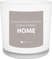 Geurkaars O'Bliss quote - Home - blissfull moments - housewarming gift