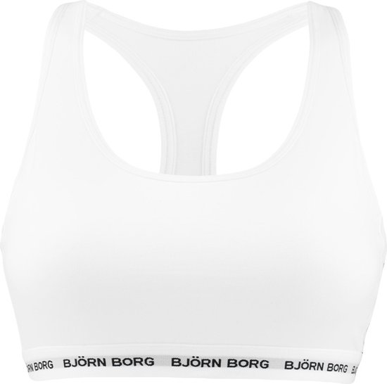 Björn Borg Core Logo - Soft top - Bh - Dames - 1 stuk - Dames - XL - Wit