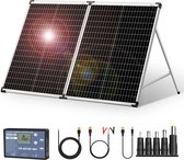 Overeem products opvouwbaar zonnepaneel - zonnepaneel camping - mobiel zonnepaneel - 100w 10A controller