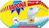 Vapona Anti-Mug Muggenstekker 45 nachten - 12 x - Voordeelverpakking