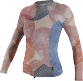 O'neill Dames Lycra Vest Met Zijprint En Lange Mouwen 5406s -