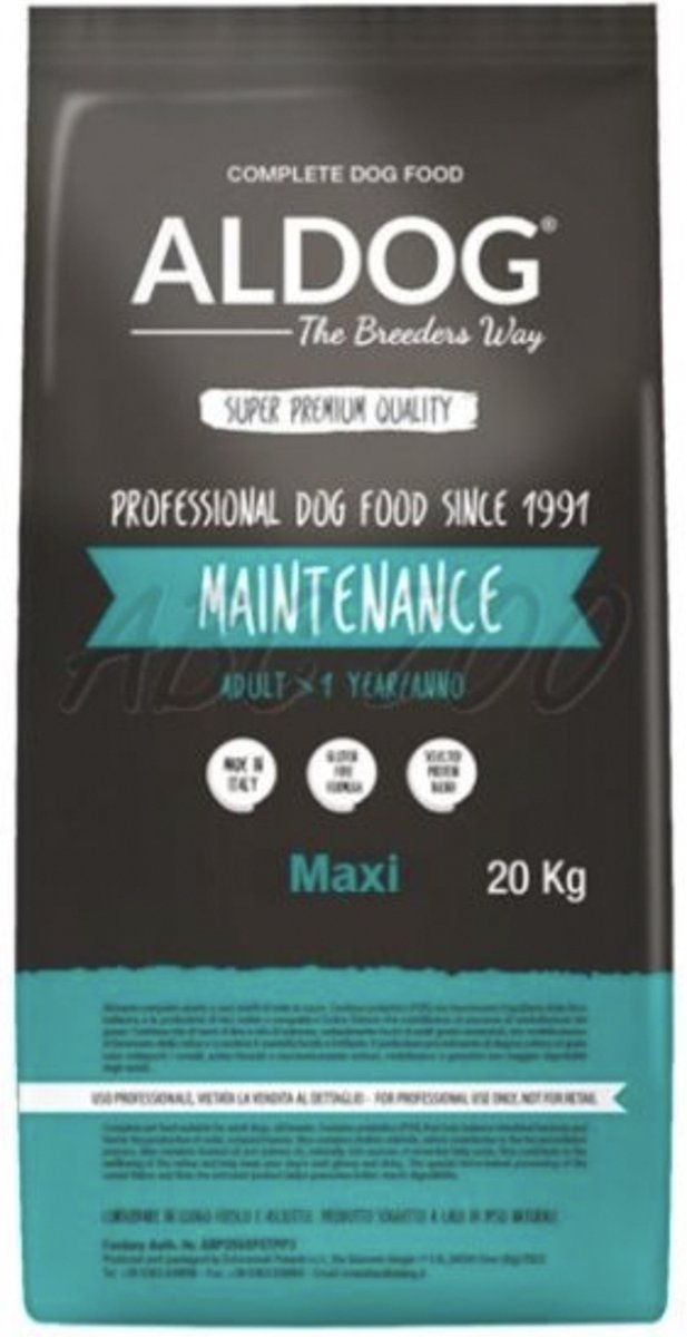 Freedog Aldog maintenance maxi hondenvoer super premium 20kg