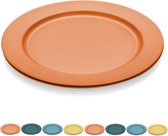 25 cm bordenset van 8, afbreekbare, gezonde, onbreekbare plastic borden, taartborden voor kinderen en volwassenen, lichte pastaborden, BPA-vrije dinerborden, magnetrons