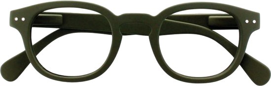 IZIPIZI #C - Leesbril +2.5 - Kaki Groen