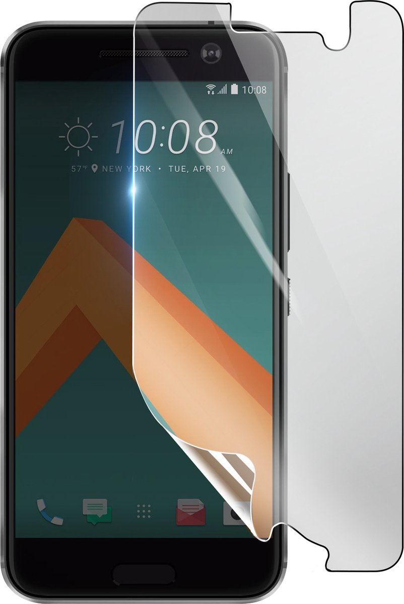 3mk, Geschikt voor HTC 10, Schokbestendige Hydrogel Screenprotector, Transparant