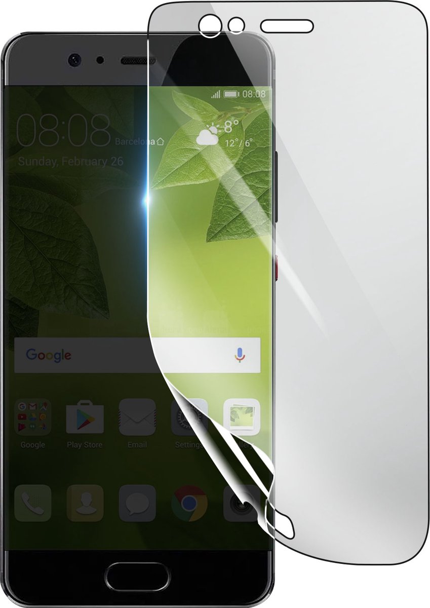 3mk, Geschikt voor Huawei P10 Plus, Schokbestendige Hydrogel Screenprotector, Transparant