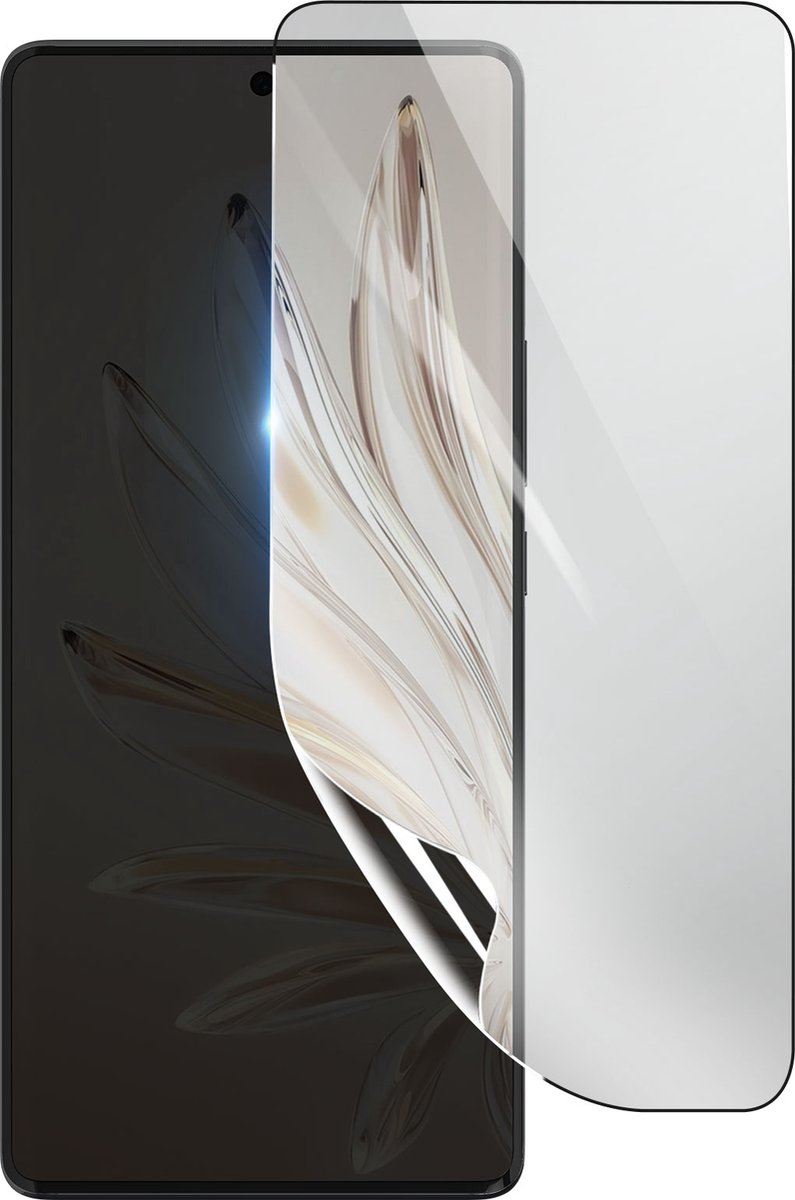 3mk, Geschikt voor Honor 70, Schokbestendige Hydrogel Screenprotector, Transparant