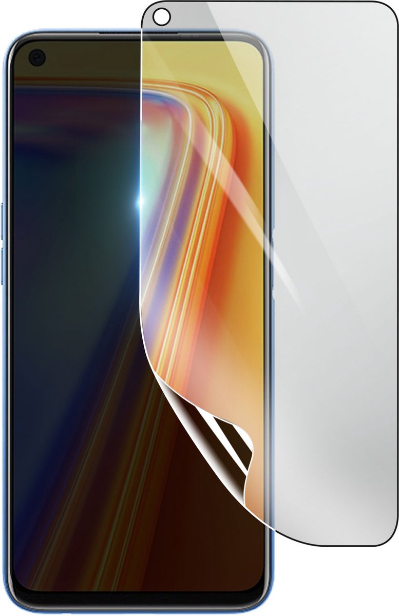 3mk, Geschikt voor Realme 7, Schokbestendige Hydrogel Screenprotector, Transparant