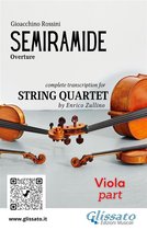 Semiramide - String Quartet 3 - Viola part of "Semiramide" overture for String Quartet