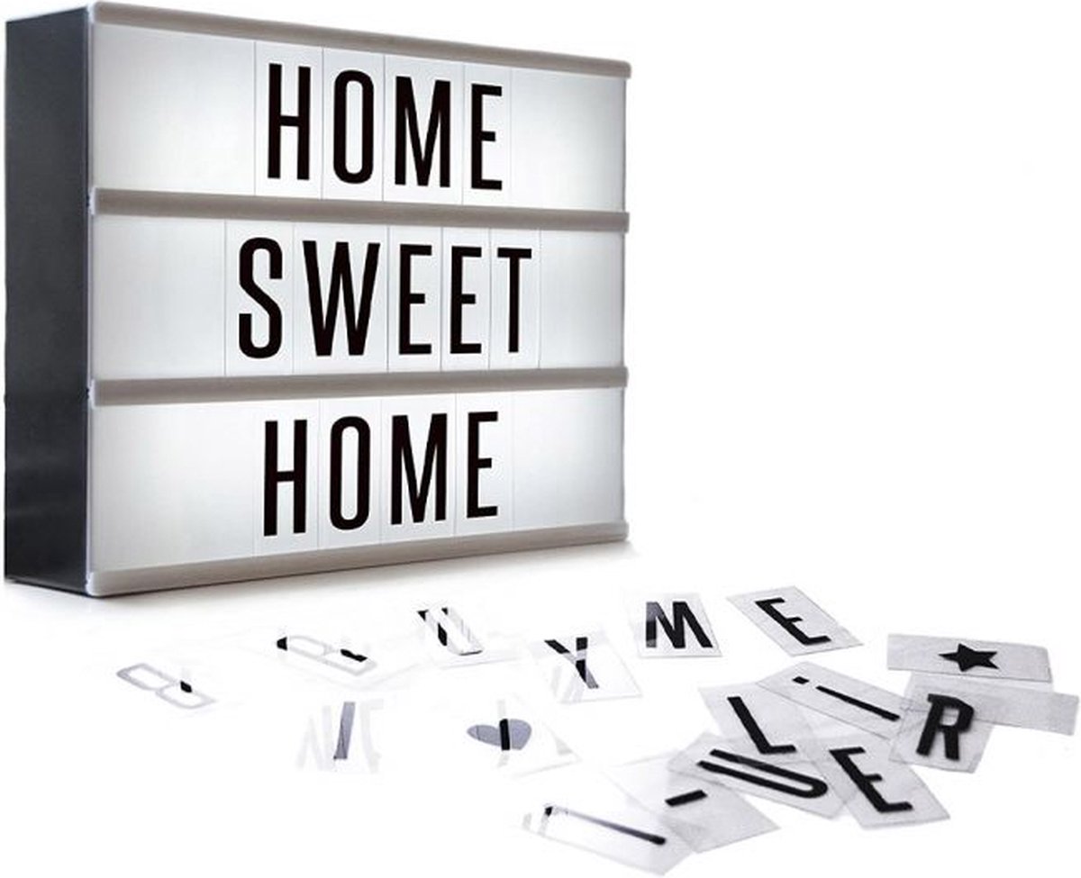Lichtbak letters - 100 stuks