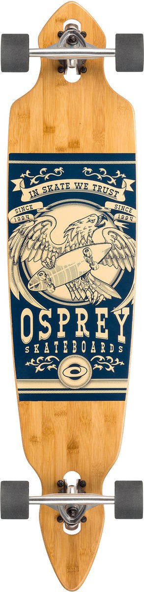 Osprey Eagle 42” Twin Tip Longboard - Drop-Through Trucks - ABEC 9 — afbeelding 15