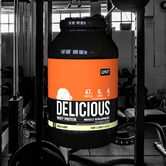 QNT Delicious Whey|Protein Eiwitpoeder|Eiwitshake|2.2kg|Vanille — afbeelding 5