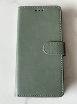 PU Leder wallet Case - Book Case Flip Cover Hoesje Met Stand Functie - Beschermhoes Met Pasjes Houder - Geschikt voor Samsung Galaxy A55 / A55 5G - Groen