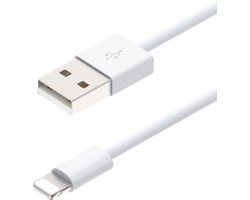 Oplader Kabel Geschikt voor Apple iPhone en Apple iPad - 2 Meter - Lader - 8 Pin naar USB kabel snoer