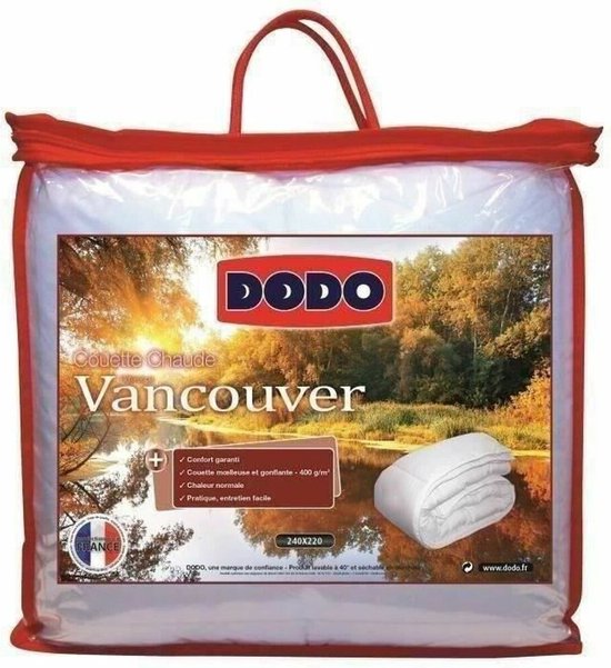 Dekbed Vancouver Dodo Wit 400 G /M² 240 X 260 Cm