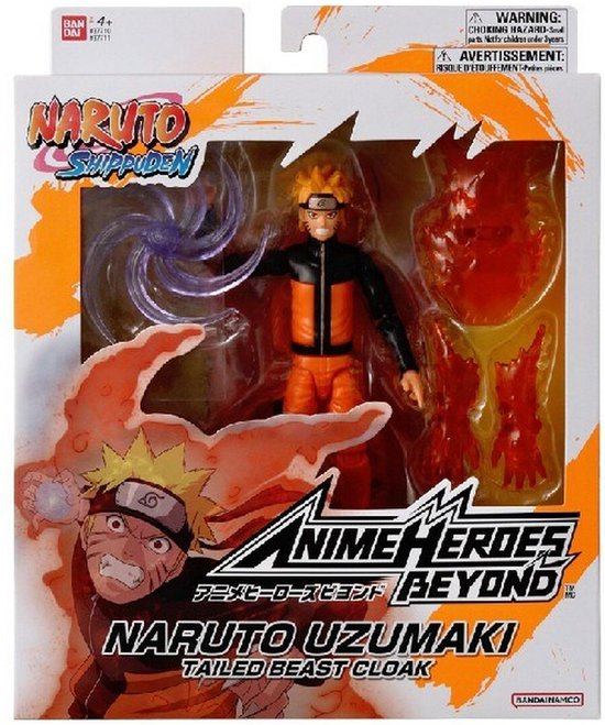 Anime Heroes Beyond - Naruto Shippuden - Figurine Naruto 17 cm - BANDAI