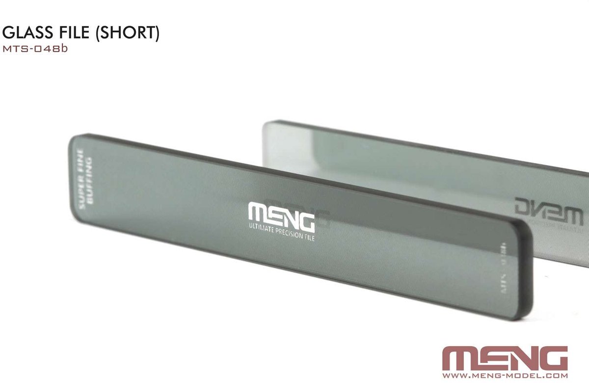 Meng Model Vijlenset - MTS048B Glass File (Short) Gereedschap