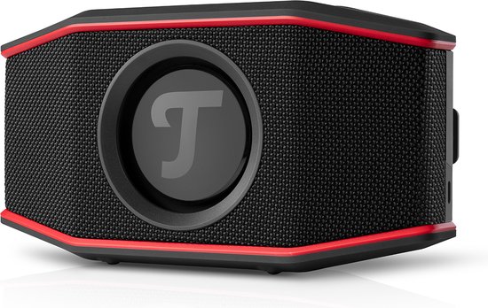 Teufel ROCKSTER GO 2 - Portable bluetooth stereospeaker - Waterdicht IPX67 - black & red van Teufel — afbeelding 4