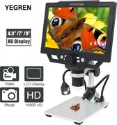 Yegren - Lcd-scherm - Digitale Microscoop - Video Microscoop - Led - 1600x - Monuculaire