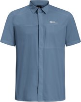 Jack Wolfskin Vandra S/S Shirt Men - Outdoorblouse - Heren - Element Blue - Maat L