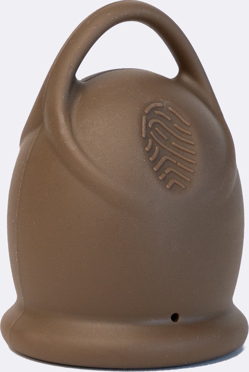 Goedkoopste Menstruatiecup - Bruin - Maat S - Herbruikbare menstruatie cup - period - duurzaam