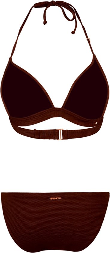 Brunotti Kohali-STR Dames Bralette Bikini Set - Bruin - 36