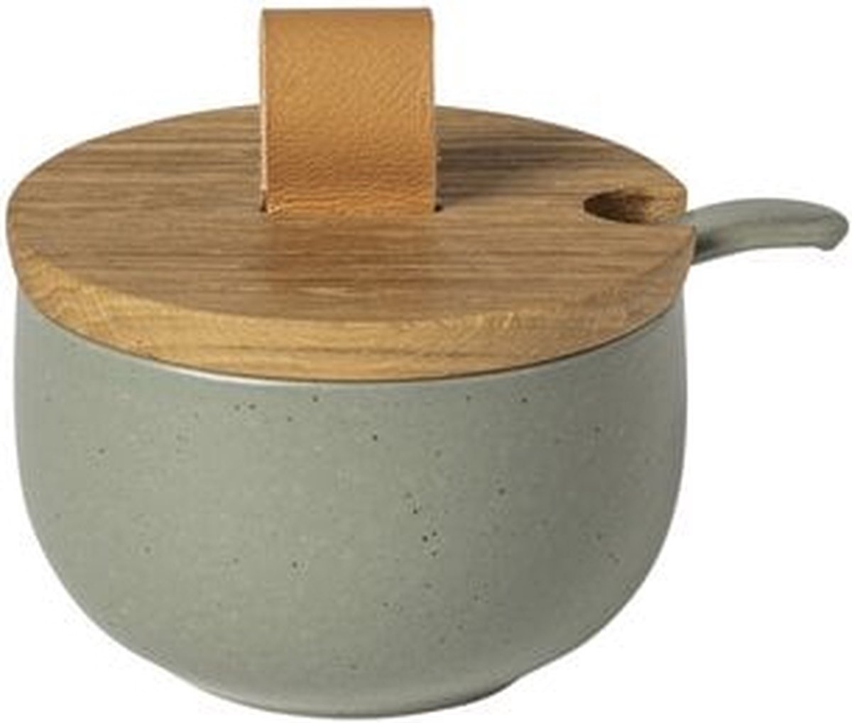 Casafina Costa Nova - Pacifica - suiker potje groen - fine stoneware - 6 cm hoog