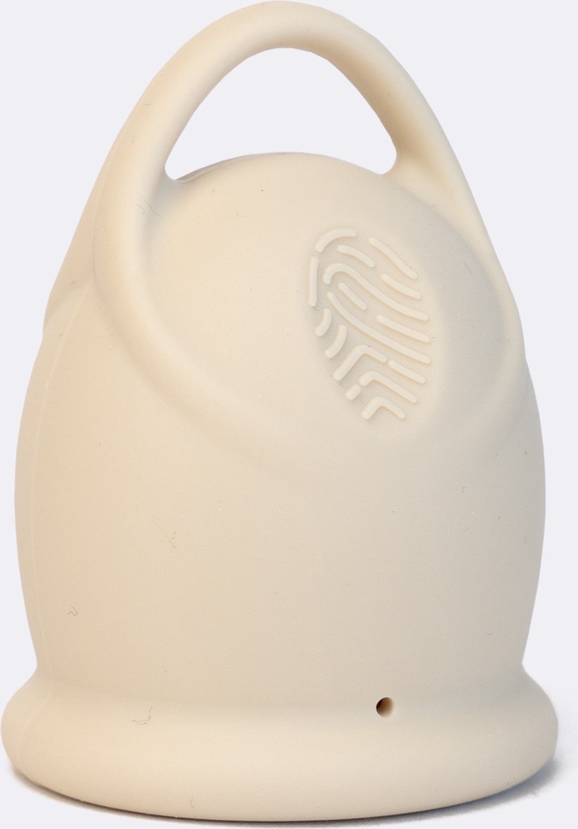 Goedkoopste Menstruatiecup - Beige - Maat L - Herbruikbare menstruatie cup - period - duurzaam