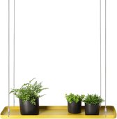 Esschert Design Plantenblad hangend rechthoekig L goudkleurig