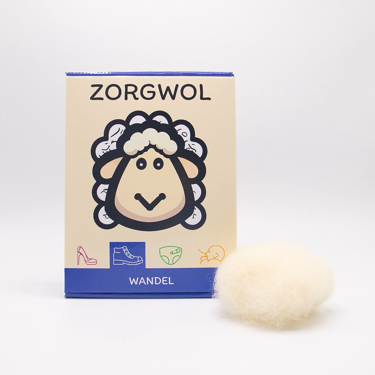 Goedkoopste Zorgwol Wandel - Wandel wol - Voetwol - Antidruk wol - Voorkomt blaren - 50 gram